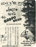 Exobiota / El Grupo Sexo / Minutemen on Nov 15, 1985 [143-small]
