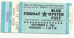 Foghat / Blue Öyster Cult on Sep 3, 1981 [159-small]