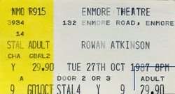 tags: Ticket - Rowan Atkinson on Oct 27, 1987 [501-small]