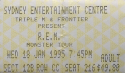 tags: R.E.M., Ticket - R.E.M. / Grant Lee Buffalo / Died Pretty on Jan 18, 1995 [504-small]