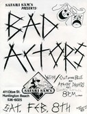 Out Of The Blue / Apache Dancers / Bad Actors / Electric Cool Aide on Feb 8, 1986 [530-small]