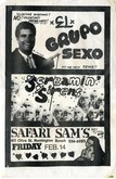 Raw Material / Screamin' Sirens / El Grupo Sexo on Feb 14, 1986 [803-small]