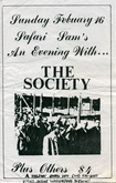 Magic Fish / The Society / The In Color on Feb 16, 1986 [805-small]