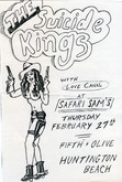 The Suicide Kings / Love Canal on Feb 27, 1986 [811-small]