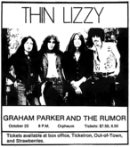 Thin Lizzy / Graham Parker & The Rumor on Oct 23, 1977 [926-small]