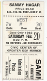 Sammy Hagar / The Rockets on Feb 20, 1982 [961-small]