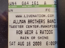 Allman Brothers Band / Bob Weir & RatDog / Bobby Weir / Cassavettes / Susan Tedeschi on Aug 16, 2008 [314-small]