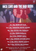 tags: Nick Cave and The Bad Seeds, Gig Poster - Nick Cave and The Bad Seeds / Iris (AU) on Mar 11, 2002 [502-small]