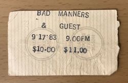 Bad Manners on Sep 17, 1983 [671-small]
