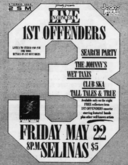 The Johnnys / Search Party / Wet Taxis / Club Ska / Tall Tales And True on May 22, 1987 [830-small]