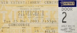 tags: Ticket - Silverchair / The Sleepy Jackson / The Spazzys on Mar 25, 2003 [355-small]