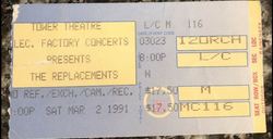 The Replacements / The Connells on Mar 2, 1991 [529-small]