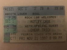 Motley Crue / Cheap Trick on Nov 21, 1997 [116-small]