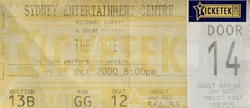 tags: Ticket - The Cure on Oct 15, 2000 [129-small]