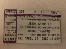 Jerry Seinfeld on Apr 12, 2002 [142-small]