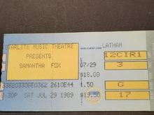 Samantha Fox on Jul 29, 1989 [366-small]