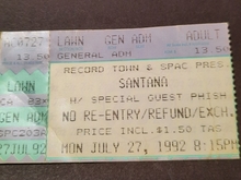 Santana / Phish on Jul 27, 1992 [830-small]