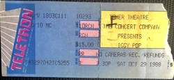 Iggy Pop / The Dead Milkmen on Oct 29, 1988 [884-small]