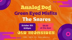 The Snares / Analog Dog / Green Eyed Misfits on Oct 9, 2021 [921-small]