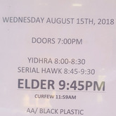 Elder / Yidhra / Serial Hawk on Aug 15, 2018 [231-small]