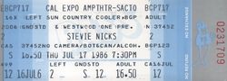 Stevie Nicks / Peter Frampton on Jul 17, 1986 [376-small]