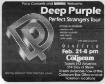 DEEP PURPLE / Giuffria on Feb 20, 1985 [395-small]