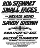 Rod Stewart / Small Faces / The Grease Band / savoy brown on Mar 13, 1971 [604-small]