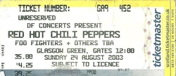 Red Hot Chili Peppers / Foo Fighters / Queens of the Stone Age / PJ Harvey / Electric Six / The Distillers on Aug 24, 2003 [781-small]