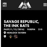 Savage Republic / Ink Bats on Nov 12, 2016 [782-small]