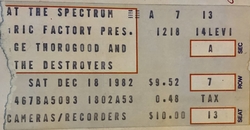 George Thorogood and The Destroyers on Dec 18, 1982 [799-small]