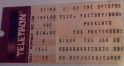 The Pretenders / Iggy Pop on Jan 20, 1987 [017-small]