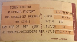 The Kinks / John Eddie & The Front Street Runners on Feb 26, 1987 [018-small]