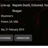 Voivod / Napalm Death / Iron Reagan / Exhumed / Phobia on Feb 21, 2015 [100-small]