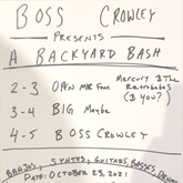 Boss Crowley / BIG maybe   on Oct 23, 2021 [109-small]