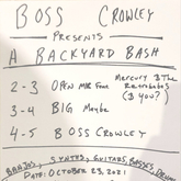 Boss Crowley / BIG maybe on Oct 23, 2021 [109-small]