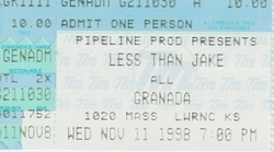 Less Than Jake / ALL on Nov 11, 1998 [365-small]