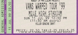 Vans Warped Tour on Jul 11, 1999 [375-small]