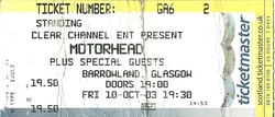 Motörhead / The Wildhearts on Oct 10, 2003 [597-small]
