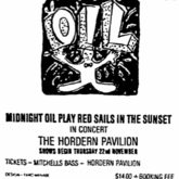 Midnight Oil / Dropbears on Nov 27, 1984 [602-small]