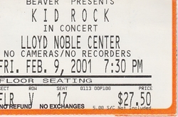 Kid Rock / Fuel / Buckcherry / David Allan Coe / Uncle Kracker on Feb 9, 2001 [607-small]