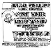 Edgar Winter / Johnny Winter / Lynyrd Skynyrd / Climax Blues Band / Earthquake on Sep 20, 1975 [696-small]