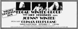 Edgar Winter / Johnny Winter / Climax Blues Band on Sep 17, 1975 [710-small]
