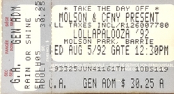 Lollapalooza on Aug 5, 1992 [740-small]