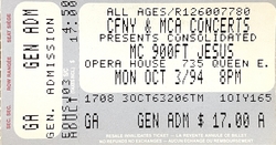 MC 900 Ft. Jesus / Consolidated / Artis The Spoonman on Oct 3, 1994 [748-small]