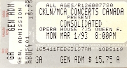 Consolidated / The Goats / New Fast Automatic Daffodils on Mar 1, 1993 [751-small]