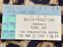 Pearl Jam / Grant Lee Buffalo on Mar 22, 1994 [800-small]