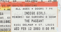 Indigo Girls / Cordero on Feb 12, 2003 [818-small]