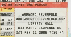 Avenged Sevenfold / CKY / Bullets and Octane on Feb 11, 2006 [839-small]