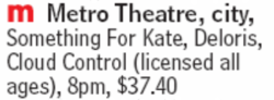 Something for Kate / Deloris / Cloud Control on Sep 21, 2007 [964-small]