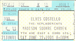 Elvis Costello / The Replacements on Jun 22, 1991 [005-small]